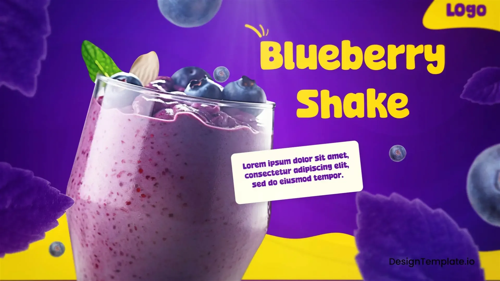 Creative Blueberry Shake Slideshow